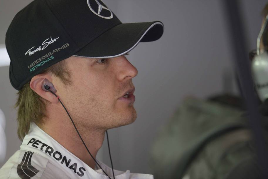 Nico Rosberg, 3 nelle libere. LaPresse